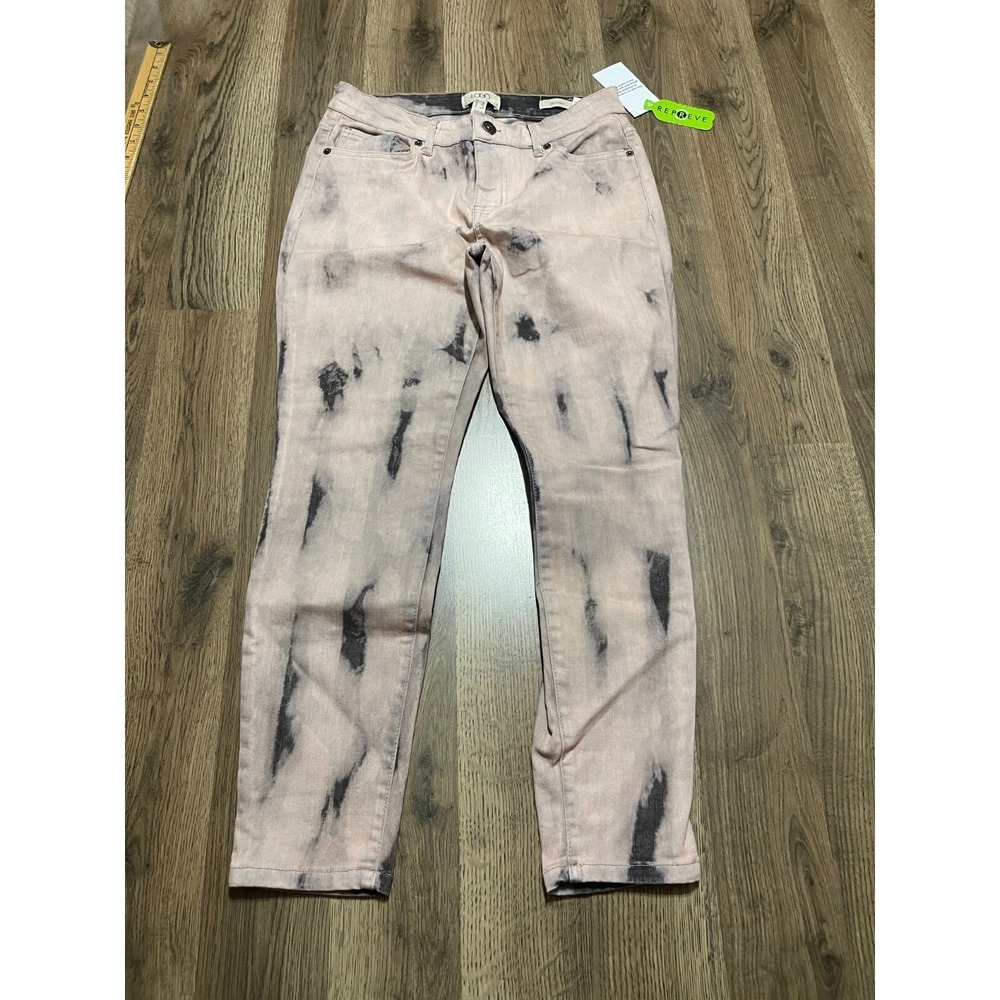LOGO by Lori Goldstein Jeans, Women's Size 6P Petite, Black Bleached, Skinny